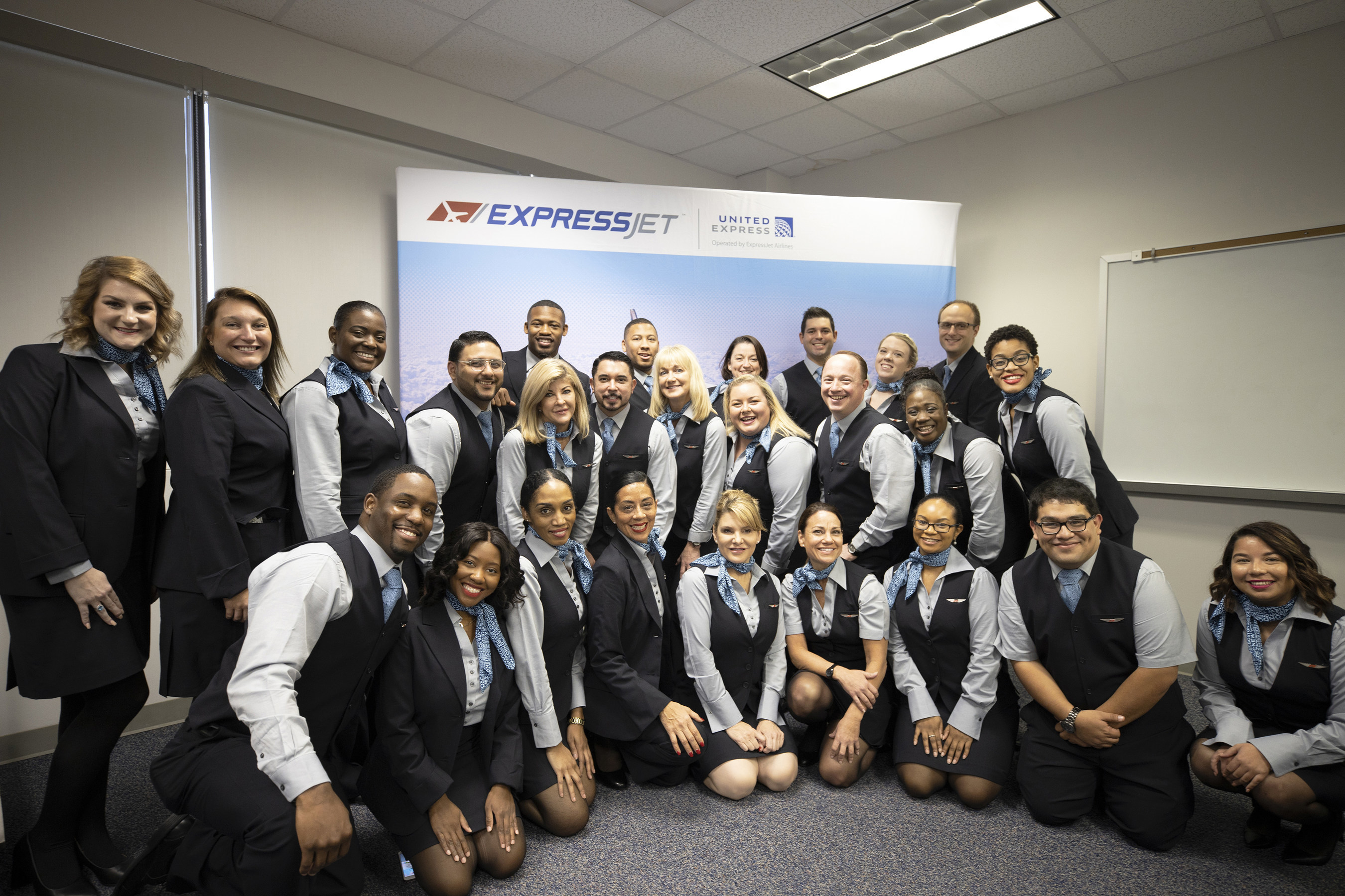 ExpressJet Airlines, a United Express Carrier, Celebrates New Hire Flight Attendant Graduation