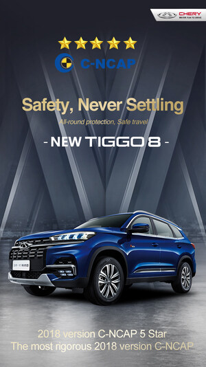 Xinhua Silk Road : le tout nouveau Tiggo8 de Chery remporte la certification de sécurité cinq étoiles du C-NCAP