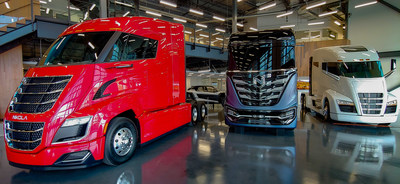 Nikola's Motor Company's commercial truck product portfolio includes the Nikola Two, Nikola Tre and Nikola One.  The company is headquartered in Phoenix.
