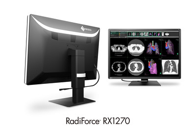 EIZO announced the release of the RadiForce RX1270, a 30.9-inch, super-high-resolution 12-megapixel color monitor ideal for multi-modality medical applications. The RX1270 is EIZO’s highest resolution monitor at 12 megapixels (horizontal 4200 x vertical 2800 pixels). Consistent with EIZO’s line of multi-modality monitors, the RX1270 automatically distinguishes between monochrome and color, ensuring faithfully reproduced images for any modality. EIZO will begin shipping worldwide in early 2020.