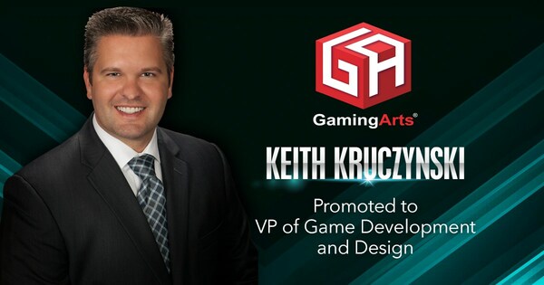 Gaming Arts Keith Krucyznski Promoted to VP of Gaming Development and Design
