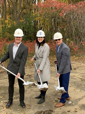 Groundbreaking ceremony for the Senneville-sur-le-parc real estate project