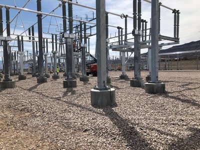 The GridLiance 230-kV Sloan Canyon Switching Station, located approximately 40-miles outside of Las Vegas in Boulder City, Nevada was officially commissioned today.
