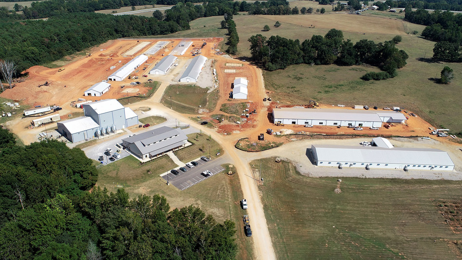 The Charles C. Miller Jr. Poultry Research and Education Center is located on a 30-acre site in north Auburn, Alabama. At present, it is in its final phase of construction, nearing a completion date in 2020.