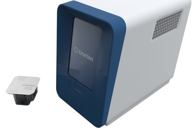 Truvian is developing a U.S. Food and Drug Administration (FDA)-cleared automated benchtop system to provide lab accurate results in 20 minutes for a full suite of health tests from a small sample of blood. Truvian’s approach to improving healthcare testing is based on developing a compact and fully automated benchtop system that combines chemistries, immunoassays and hematology assays in one device.
