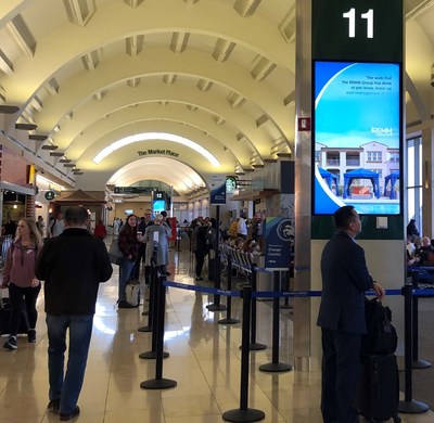 Orange County commercial property management company, The REMM Group, utilizes large digital display panels recently installed throughout John Wayne Airport to reach the CRE investors in the area. The airport has over ten million travelers a year. The network of 40 digital displays has been in development for a year.