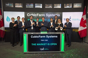 CubicFarm® Systems Corp. Opens the Market