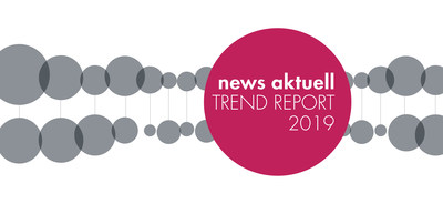 Key visual news aktuell Trend Report 2019 (PRNewsfoto/news aktuell GmbH)