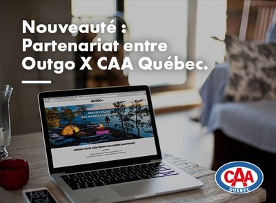 Les membres CAA-QUÉBEC peuvent activer leur carte via ce lien afin d’obtenir leur rabais de 15% (Groupe CNW/Outgo Network Inc.)