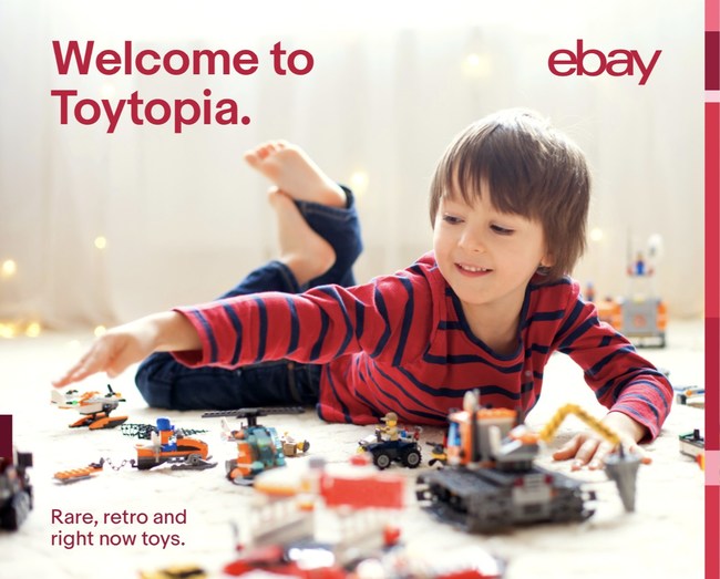 To help shoppers with a little inspiration timed to the peak cyber shopping period, eBay will also release a digital toy book next week bursting with a broad selection of rare, retro and right now toys.