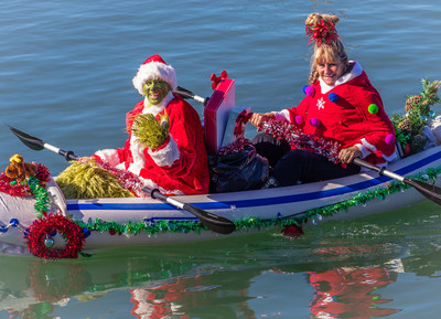 The Lighted Boat Parade Weekend in Morro Bay, Ca includes a Holiday Paddle! Everyone's invited!