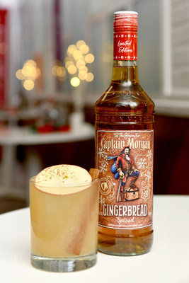 Captain Morgan Celebrates New Gingerbread Spiced With Big Gay Ice Cream with the Sleigh Ride Cider cocktail. Image Credit: Noam Galai/Getty