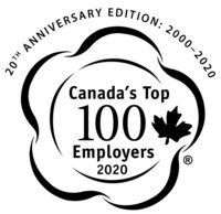 Canada's Top 100 Employers 2020 (CNW Group/Mediacorp Canada Inc.)