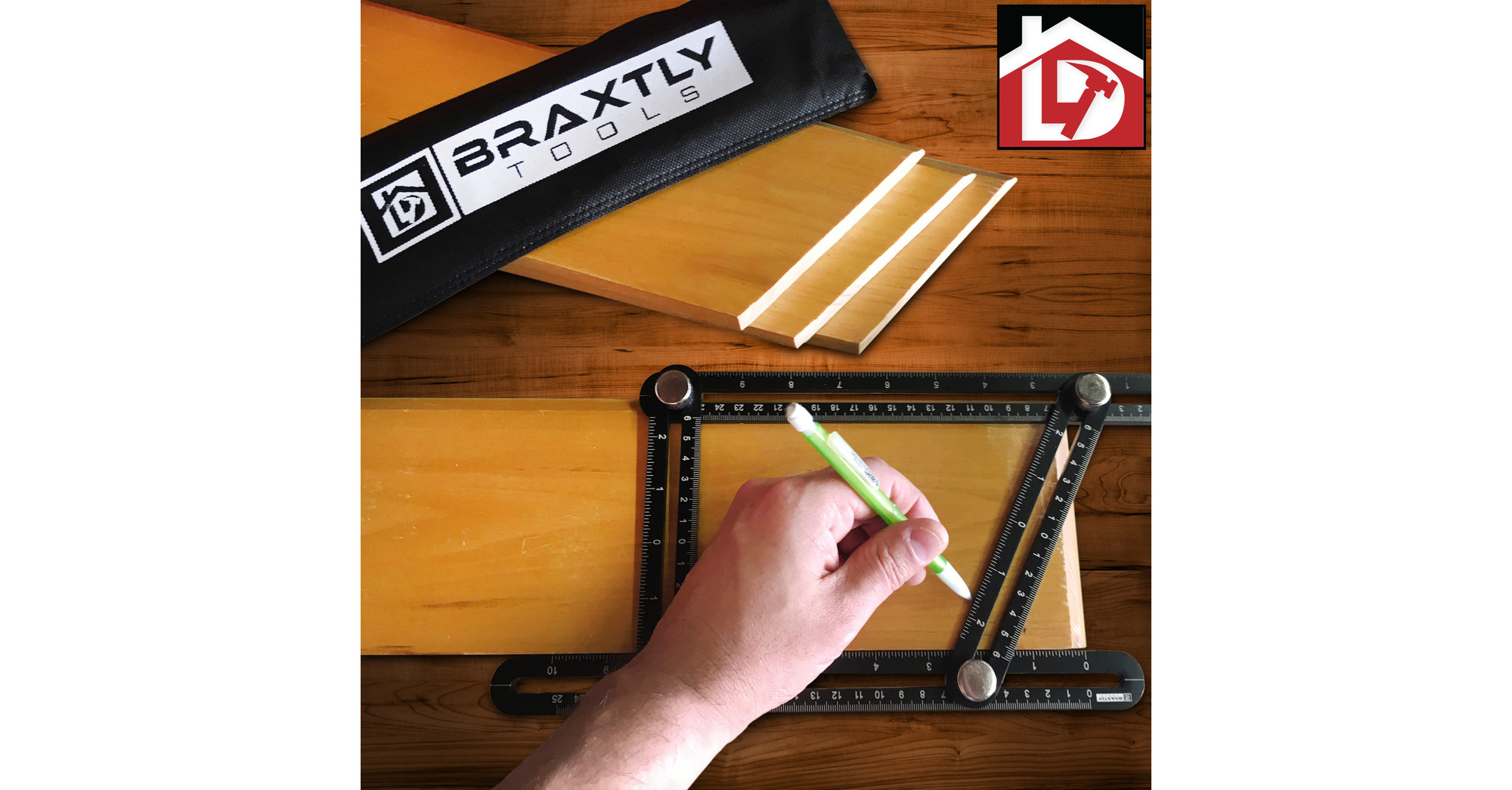 Our Multi Angle Measuring Ruler is Back in Stock in Time for the Holidays