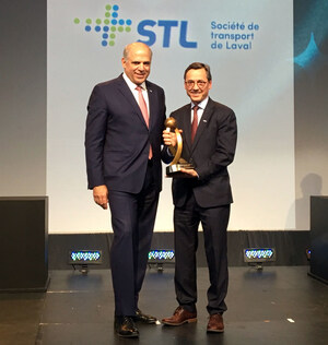 Prix performance Québec: Quality management and overall performance earn the Société de transport de Laval (STL) the highest distinction awarded by the Québec government