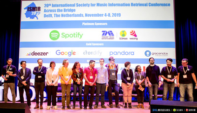 QQ Music and WeSing were invited to the 20th ISMIR conference to share their technological advances