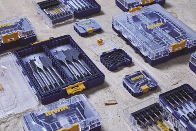 New IRWIN® sets are designed to give professionals a clear view of the accessories housed inside without sacrificing the toughness to withstand jobsite conditions.