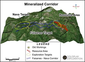 Goldplay Reports Results from First Drill Program at Nava Target, Including &gt;1,000 g/t Ag