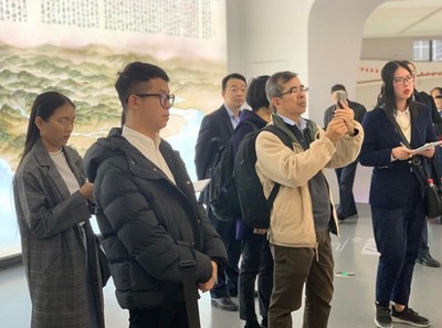 Southeast Asian reporters visit Ningbo City Exhibition Hall on Nov. 21