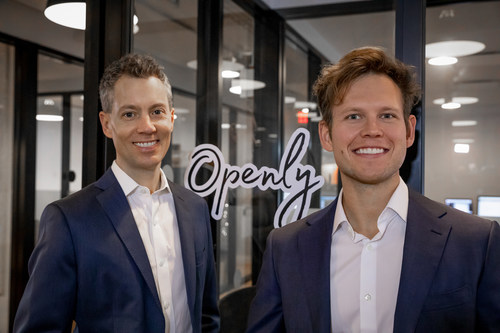 Ty Harris (left) and Matt Wielbut (right), founders of Openly