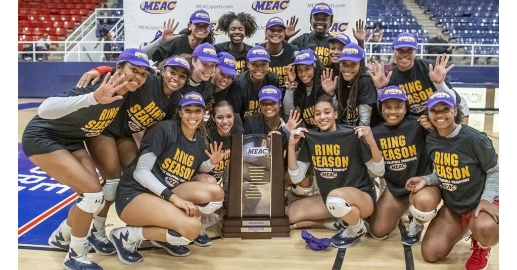 Howard Volleyball Rallies to Win Fifth Straight MEAC Title