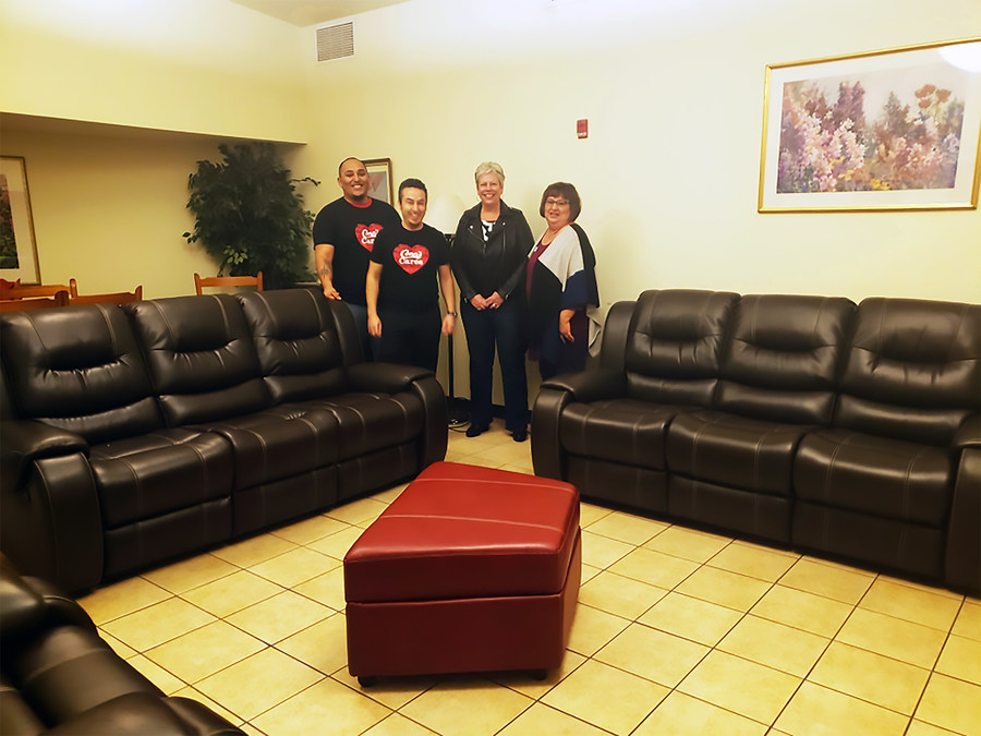 Conn S Homeplus Upgrades Barrett House Community Room With