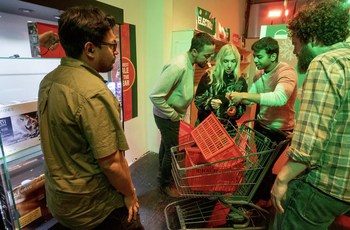 eBay's multi-installation gamified Black Friday experience invites shoppers to beat 'the madness,' through a series of challenges to win the holidays.