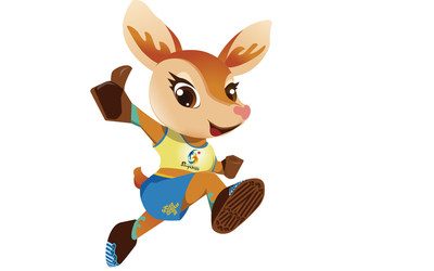 Yaya, the mascot for the Sixth Asian Beach Games 2020