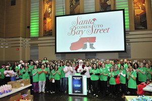 Santa Comes to Bay Street Closes the Market