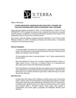 PDF: X-Terra Resources Announces New Discovery, Expands the Bellevue Showing and Plans its Inaugural Drill Program (CNW Group/X-Terra Resources Inc.)