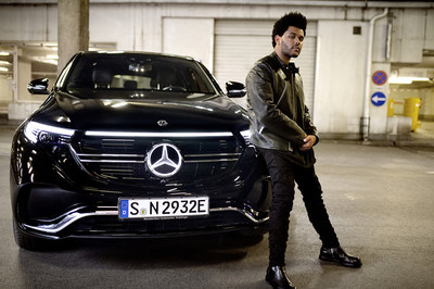 November marks the beginning of the “Enjoy Electric.” campaign, a collaboration with global R&B star The Weeknd that celebrates the market launch of the Mercedes-Benz EQC. (CNW Group/Mercedes-Benz Canada Inc.)