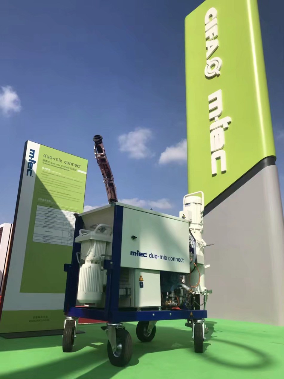 Zoomlion Unveils its Latest Mortar Mixer Duomix Specialised for 3D