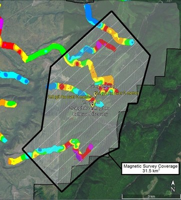 X-Terra Resources Begins a High Resolution Heliborne Geophysical Magnetic Survey Over the Grog Property (CNW Group/X-Terra Resources Inc.)