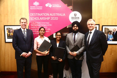 Indian students receive the Destination Australia Scholarship 2020