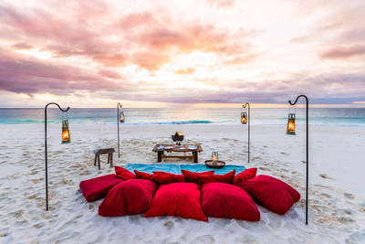 Honeymoon Beach on North Island, a Luxury Collection Resort, Seychelles.