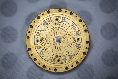 An quantum processor built by Rigetti Computing.