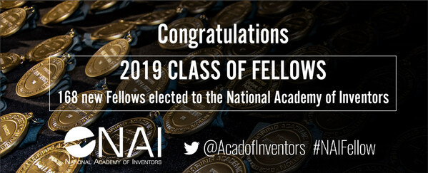 The National Academy of Inventors has named 168 prolific academic innovators from across the world to NAI Fellow status.