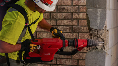 Hilti Inc. expands its industry-leading cordless tool offering with the addition of the world's first cordless breaker, the TE 500-A36.
