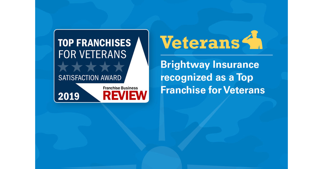 Brightway Insurance named a top franchise for veterans three years in a row