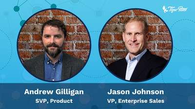 Tiger Pistol adds industry veterans Andrew Gilligan as SVP, Product, and Jason Johnson as VP, Enterprise Sales to leadership team.