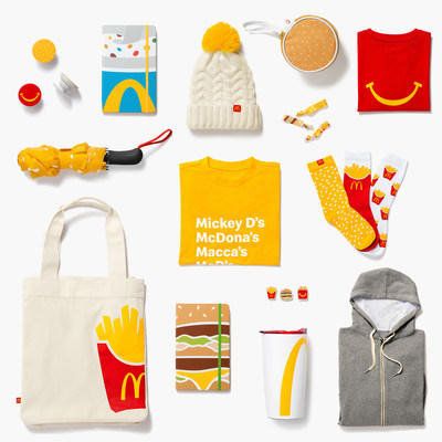 McDonald’s® unveils new online merchandise shop, “Golden Arches Unlimited,” for Big Mac burger lovers, fry enthusiasts and more!