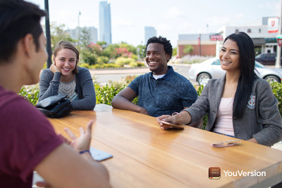 YouVersion is on a mission to help people grow in their relationship with God by engaging with the Bible. As part of that mission, the Bible App also creates a space for people to experience the Bible together with a trusted group of friends.
