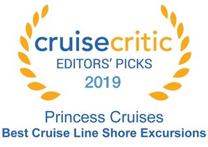 Princess Cruises Named Best for Shore Excursions in Cruise Critic's 2019 Editors' Picks Award