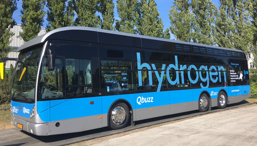 Ballard-powered Van Hool bus operated by Qbuzz (CNW Group/Ballard Power Systems Inc.)
