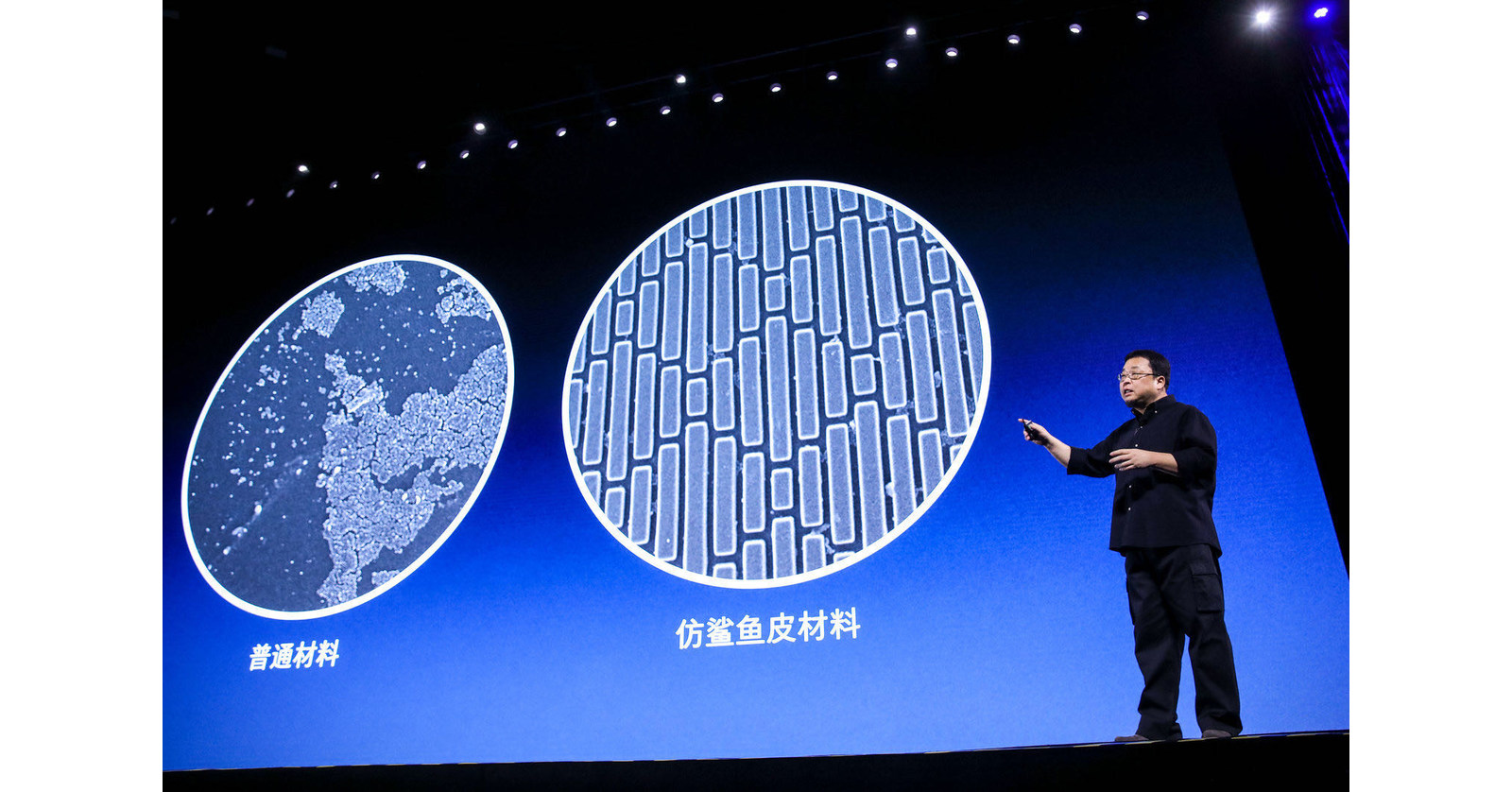 Sharklet, a biomimetic antibacterial and antifouling technology