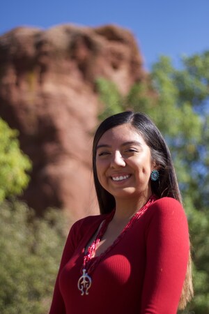 Louis Hernandez Jr.'s Foundation For A Bright Future Awards its Dr. Emma Lerew Scholarship to Cante Waste Win Zephier of Longmont, Colorado