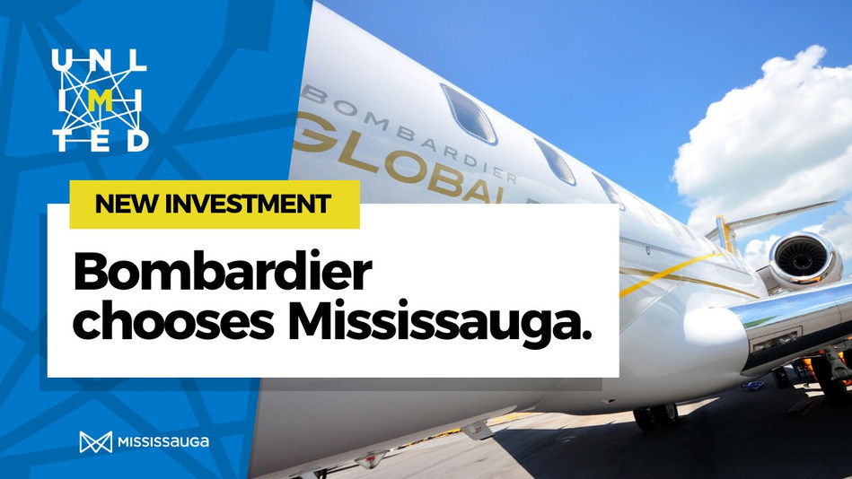 City of Mississauga Welcomes new Bombardier Global Manufacturing Centre (CNW Group/City of Mississauga)