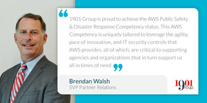 1901 Group Achieves AWS Public Safety &amp; Disaster Response Competency