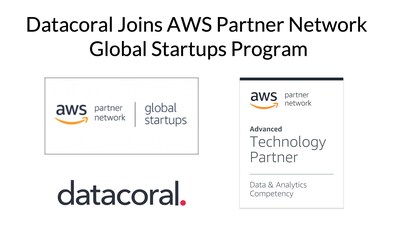 Datacoral Joins AWS Partner Network Global Startups Program