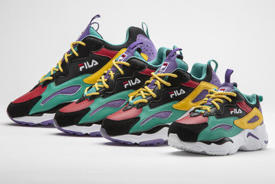 colorful fila sneakers